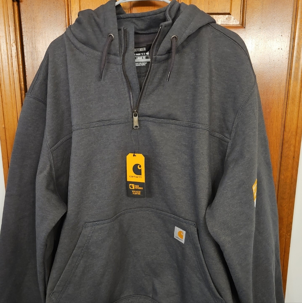 Carhartt quarter zip hoodie new with tags